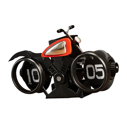 Auto Flip Clock Creative Automatic Page Turning Clock for Hotel Office Decor Motorcycle|Home & Garden | Home Decor| Clocks |1 Flip Down Clock