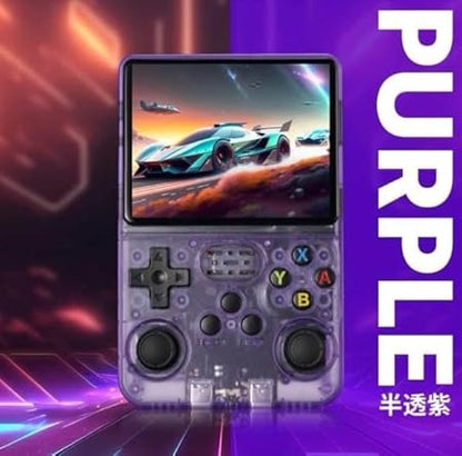 X-Ninja R36S Retro 128GB Transparent Black Video Game Console Mini Handheld Gameboy Built in 15000+ Classic Games + PSP Games Brand: Generic