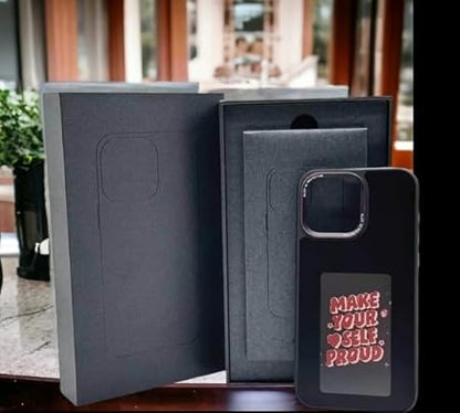 Neon Decors Glass Magic Display iPhone Case (For All iPhone ) Black