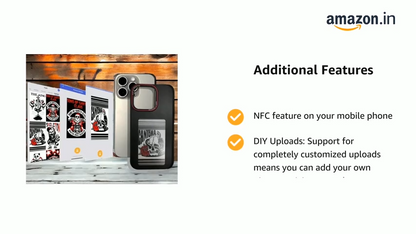 Neon Decors Glass Magic Display iPhone Case (For All iPhone ) Black