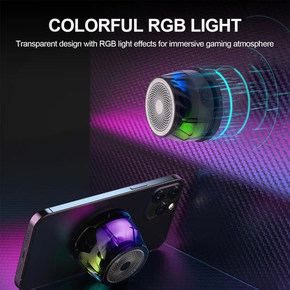 Vaku Luxos® 4-in-1 Magnetic Bluetooth Speaker 15W Wireless Charger for iPhone, iwatch & Airpods RGB Light 7 Hours Listening Time TWS Pairing Portable Phone Stand