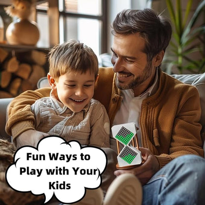 Locerodi Electronic Hourglass - an Electronic Hourglass with Gravity Sensing Composed of 128 LED Lights, A Unique Sensory Toy for Relaxation, Built-in Rechargeable Battery (Green, Unable to time)